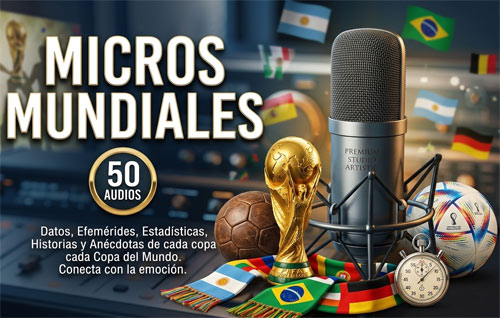 Micros Especiales: Historias y Estadísticas del Mundial - 50 audios